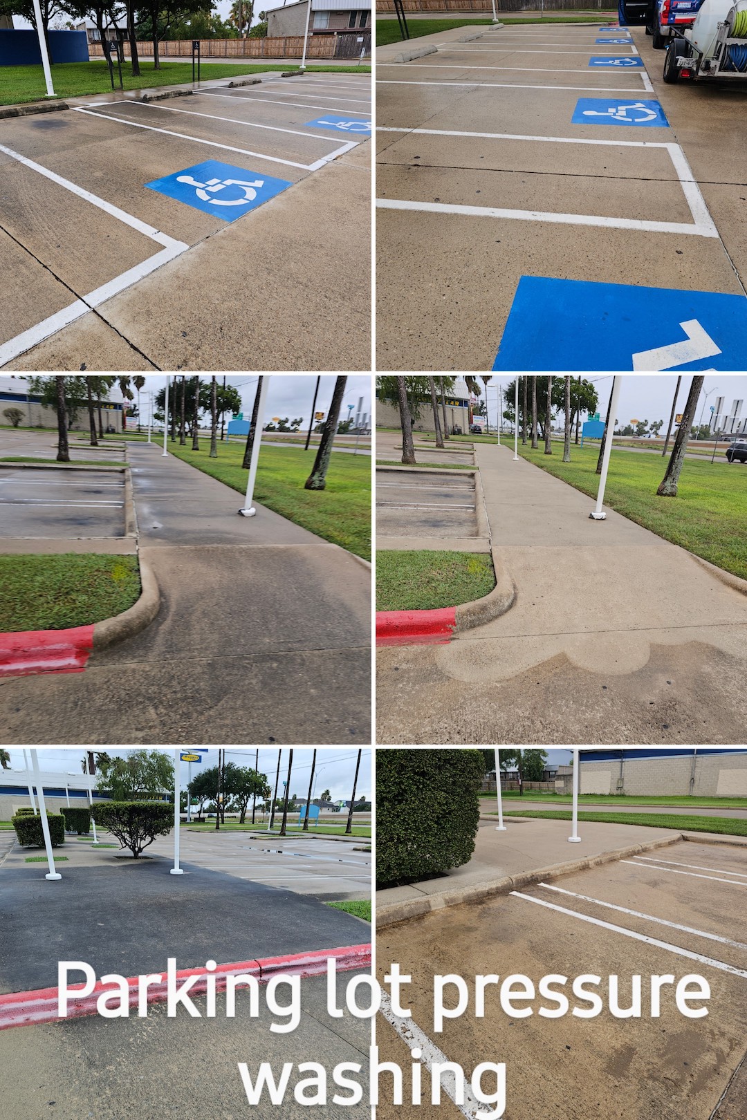 Parking Lot & Sidewalk Pressure Washing in Brownsville, TX